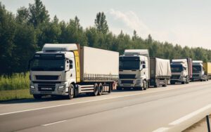 Camions transport de fret